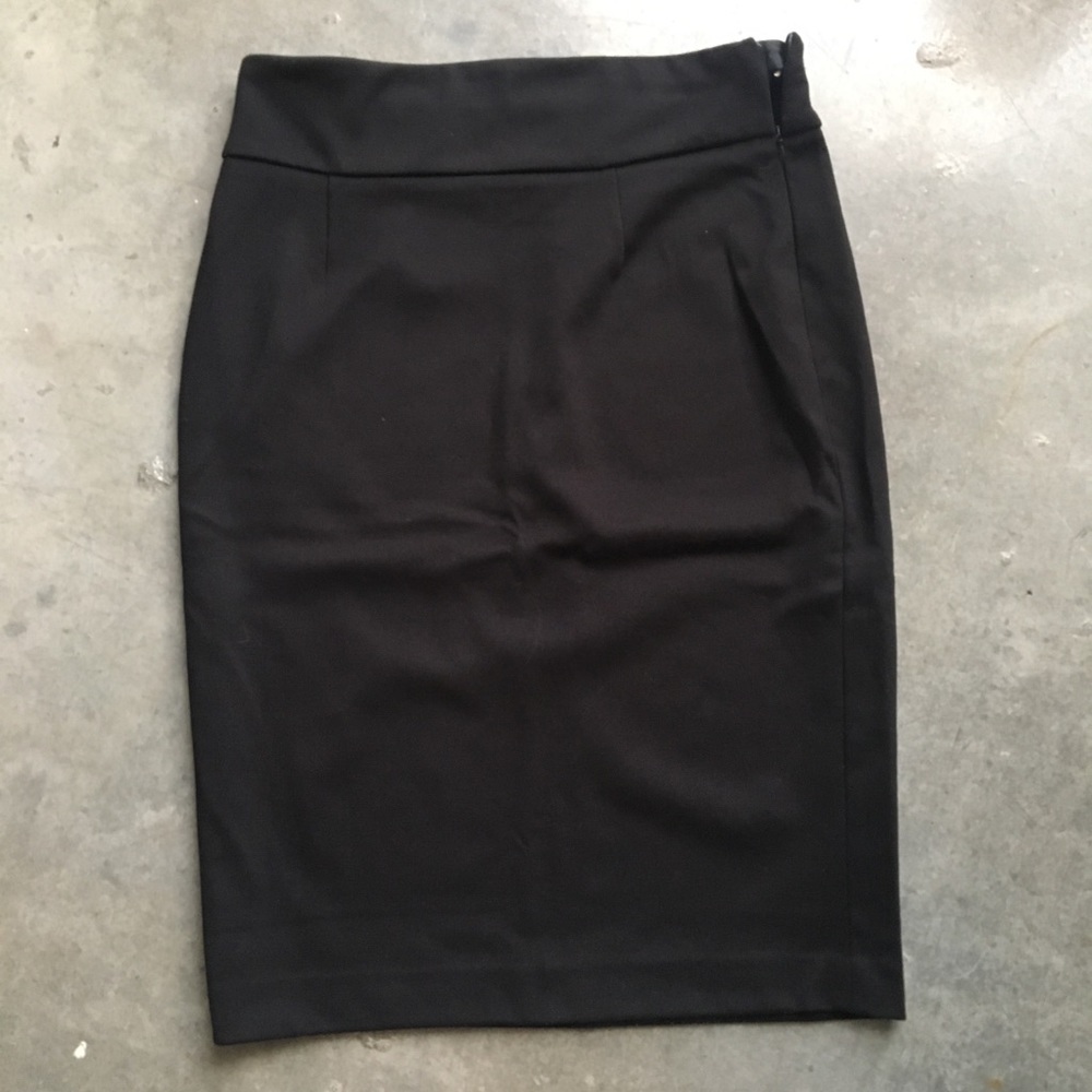 Black pencil skirt